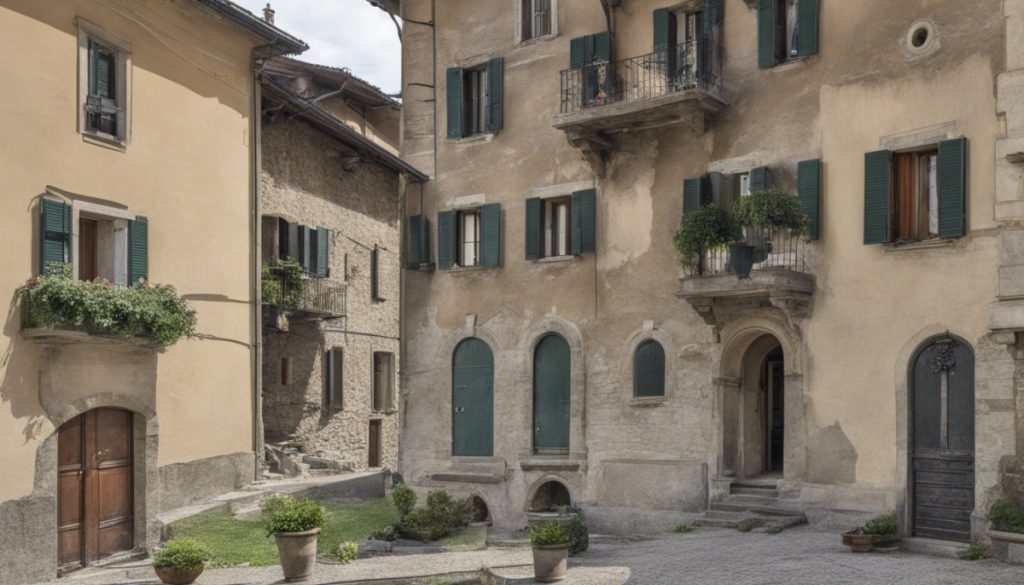 visione sterna di una casa a Bergamo